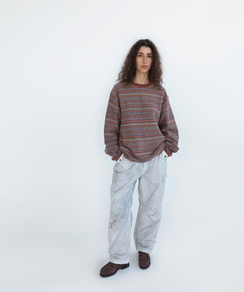 THISISNEVERTHAT THISISNEVERTHAT Pattern Knit Crew Sweatshirt