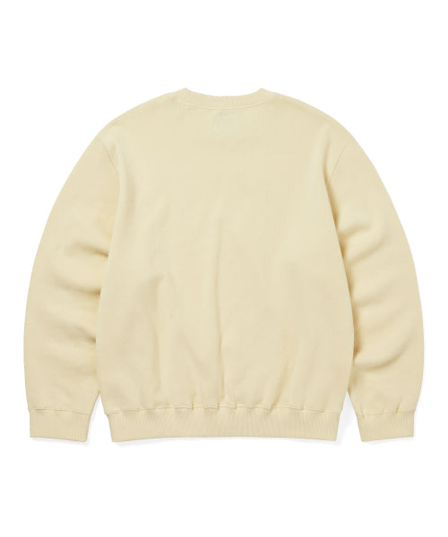 THISISNEVERTHAT THISISNEVERTHAT Basic Note Crewneck Pale Lemon