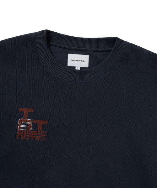THISISNEVERTHAT THISISNEVERTHAT Basic Note Crewneck Navy