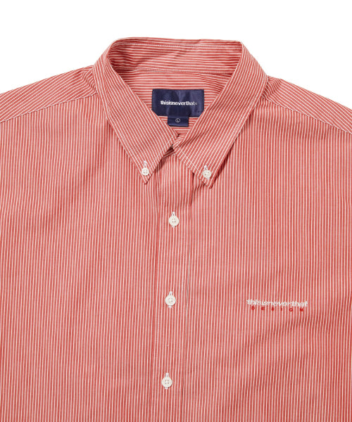 THISISNEVERTHAT THISISNEVERTHAT DSN Striped Shirt Red