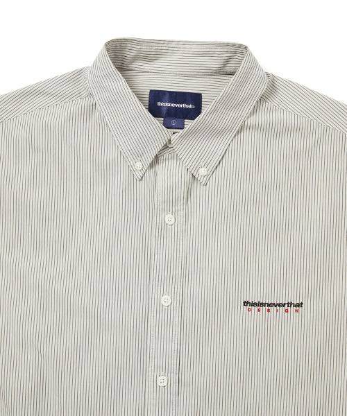 THISISNEVERTHAT THISISNEVERTHAT DSN Striped Shirt Beige