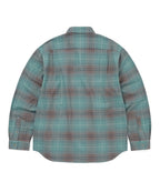 THISISNEVERTHAT THISISNEVERTHAT Flannel Check Shirt Teal