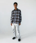 THISISNEVERTHAT THISISNEVERTHAT Flannel Check Shirt Off Black