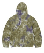 THISISNEVERTHAT THISISNEVERTHAT Crochet Knit Zip Hoodie Olive Green