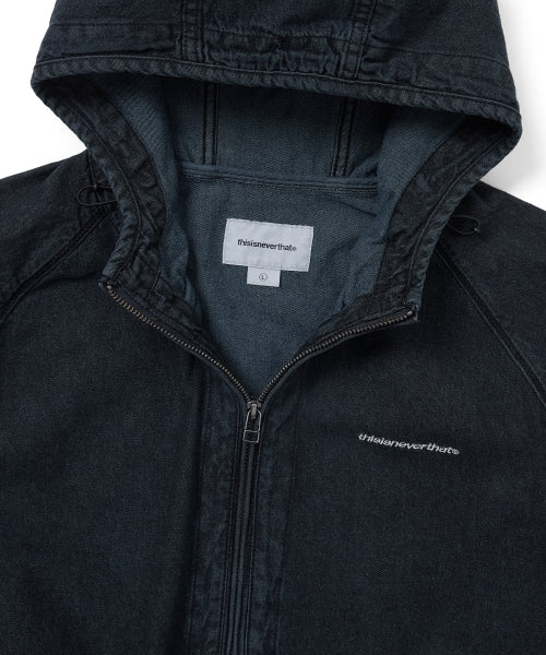 THISISNEVERTHAT THISISNEVERTHAT SP-Logo Denim Windbreaker Navy