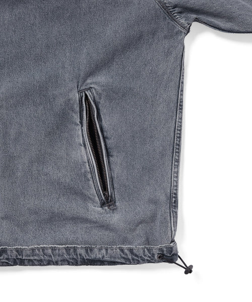 THISISNEVERTHAT THISISNEVERTHAT SP-Logo Denim Windbreaker Washed Blue