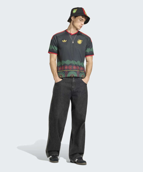 ADIDAS ADIDAS Jamaica 26 x Bob Marley Away Jersey - Black