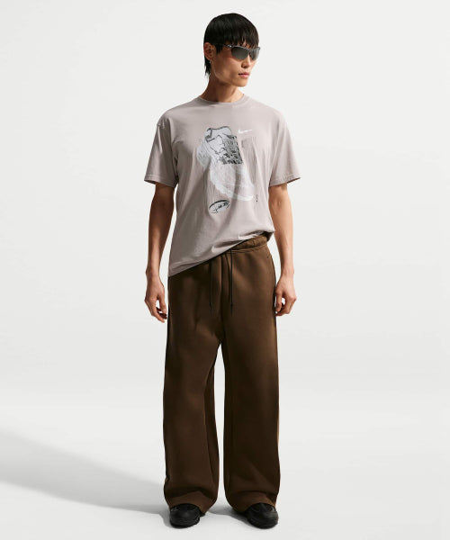 NIKE NIKE T-Shirt M - College Gray:Off White