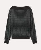 MIXXO MIXXO Knitwear Boat Neck Striped Pullover