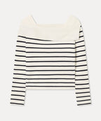 MIXXO MIXXO Off-shoulder Slim Pullover C