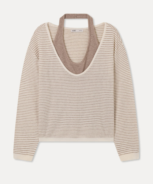 MIXXO MIXXO Sleeveless Layered Pullover - Size S