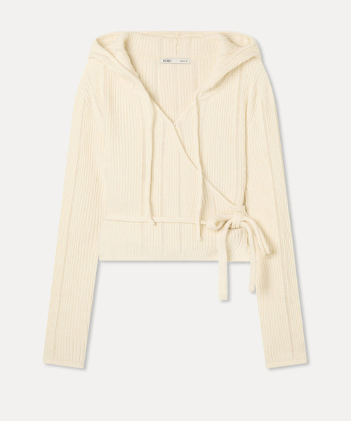 MIXXO MIXXO Hoodie Wrap Cardigan
