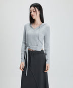 MIXXO MIXXO Hoodie Wrap Cardigan