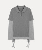 MIXXO MIXXO T-Shirt Collar Striped Layered