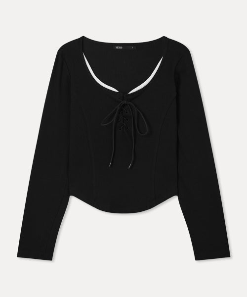 MIXXO MIXXO T-Shirt Lace-up Cut