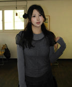 MIXXO MIXXO T-Shirt Dot See-Through Layered (C)