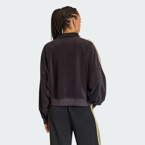 ADIDAS ADIDAS Terry Towel V-neck Long Sleeve Polo Shirt