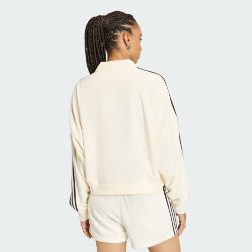 ADIDAS ADIDAS Terry Towel V-neck Long Sleeve Polo Shirt