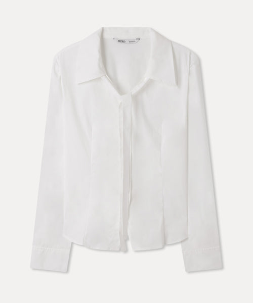 MIXXO MIXXO V-neck Slim Fit Tie Shirt C