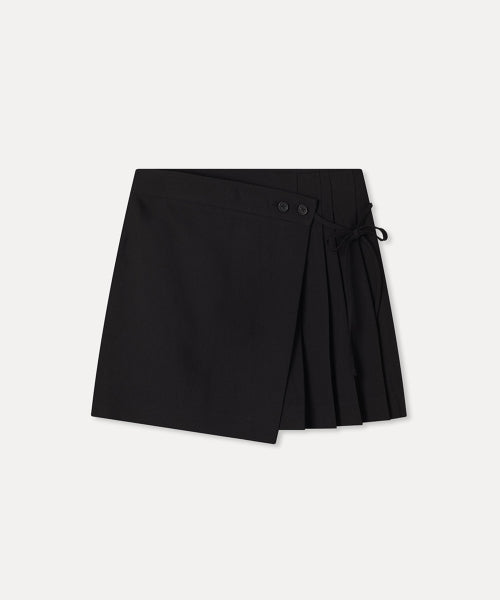 MIXXO MIXXO Wrap Pleated Skirt Women S