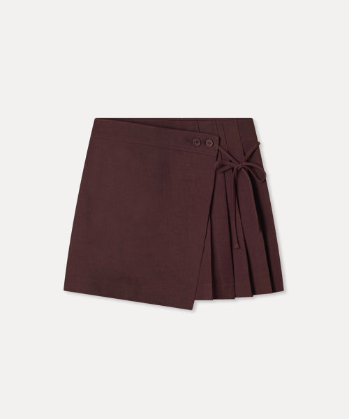MIXXO MIXXO Wrap Pleated Skirt Women S