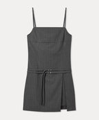 MIXXO MIXXO Striped Layered Dress Medium