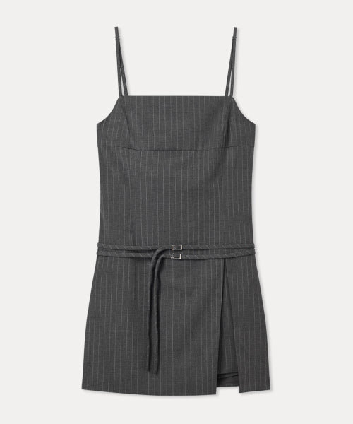 MIXXO MIXXO Striped Layered Dress Medium