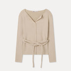 MIXXO MIXXO Knitwear Open Collar Ribbed Pullover
