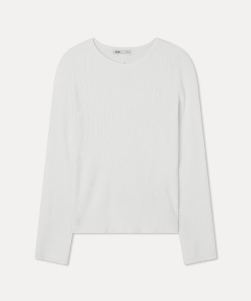 MIXXO MIXXO Knitwear Back Slit Ribbed Pullover - Size S
