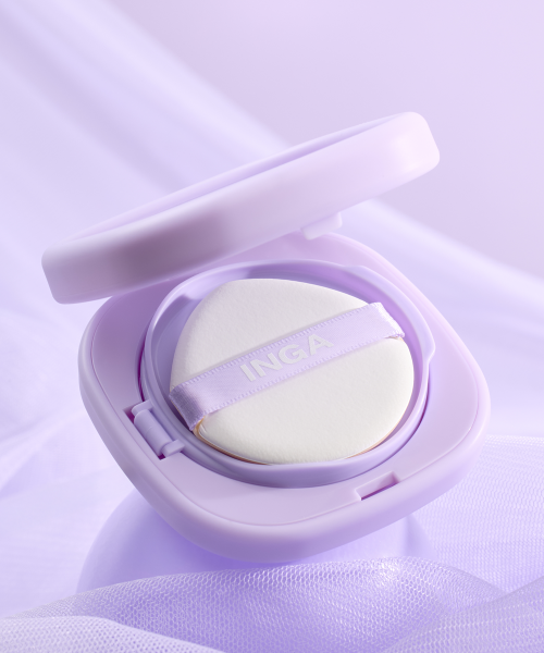 INGA INGA Natural Velvet Cover Cushion SPF50+ PA++++ 21P Natural Pink
