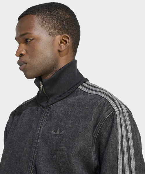 ADIDAS ADIDAS Denim Firebird Track Top - Black