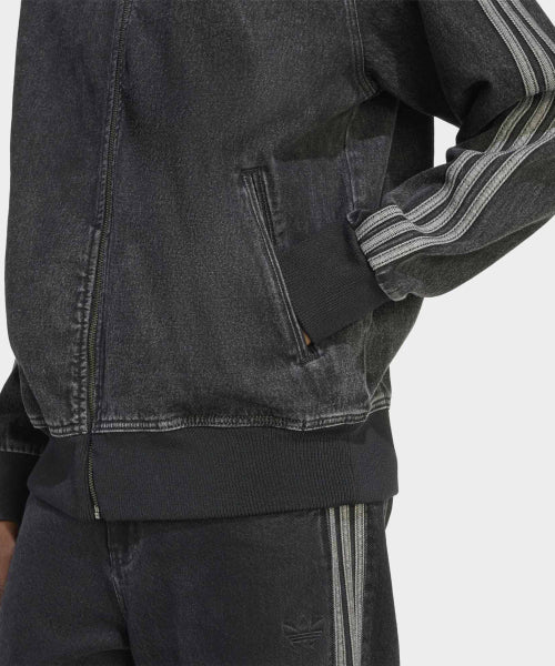 ADIDAS ADIDAS Denim Firebird Track Top - Black