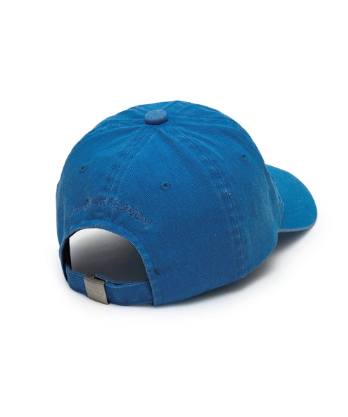 MATIN KIM MATIN KIM Logo Washed Ball Cap in Blue