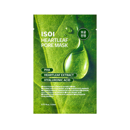 ISOI ISOI Houttuynia Cordata Pore Mask 23ml, 10 Sheets