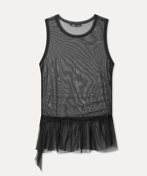 MIXXO MIXXO Ruffle See-Through Bustier C