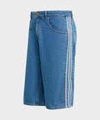 ADIDAS ADIDAS Firebird Denim Short Pants - Blue