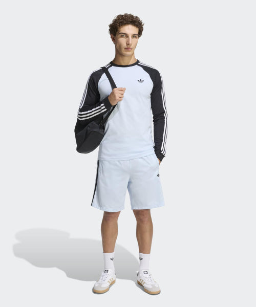ADIDAS ADIDAS 3-Stripe Long Sleeve T-Shirt - Size
