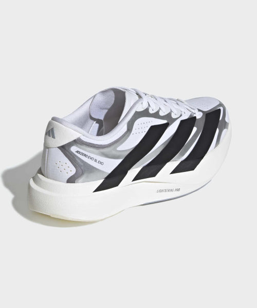 ADIDAS ADIDAS Adizero EVO SL EXO Shoes - White:Black:Iron Metallic
