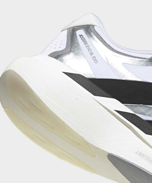 ADIDAS ADIDAS Adizero EVO SL EXO Shoes - White:Black:Iron Metallic