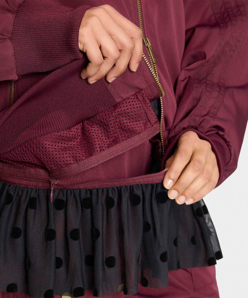 ADIDAS ADIDAS Bomber Jacket - Maroon