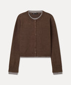 MIXXO MIXXO Color Combination Layered Button Pullover S