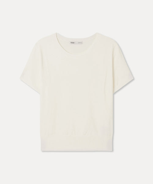 MIXXO MIXXO Knitwear Round Neck Short Sleeve Pullover