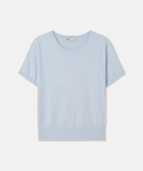 MIXXO MIXXO Knitwear Round Neck Short Sleeve Pullover