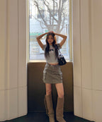 MIXXO MIXXO Cargo Denim Skirt S