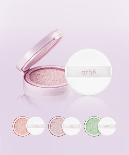 athe Vegan Relief Lightening Tone Up Sun Cushion [Refill] SPF50+ PA++++ Choose 1