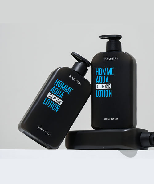 PRRETI Purederm Homme Aqua All-in-One Lotion 500ml