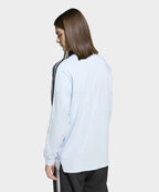 ADIDAS ADIDAS 3-Stripe Rugby Long Sleeve Polo - Crystal Sky