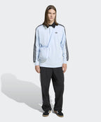 ADIDAS ADIDAS 3-Stripe Rugby Long Sleeve Polo - Crystal Sky