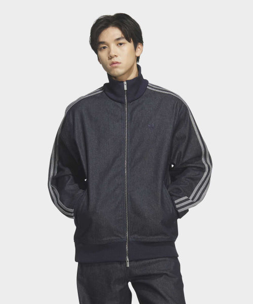 ADIDAS ADIDAS Denim Firebird Track Top - Indigo Denim