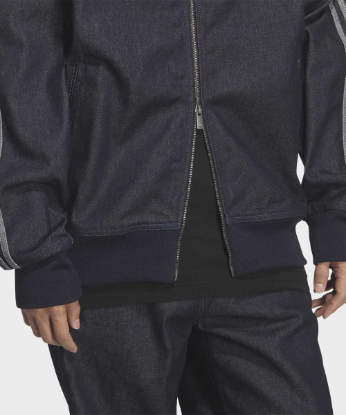 ADIDAS ADIDAS Denim Firebird Track Top - Indigo Denim